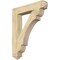 Ekena Millwork Olympic Arts & Crafts Rough Sawn Bracket, Douglas Fir, 6"W x 36"D x 44"H BKT06X36X44OLY03RDF - alternate 1